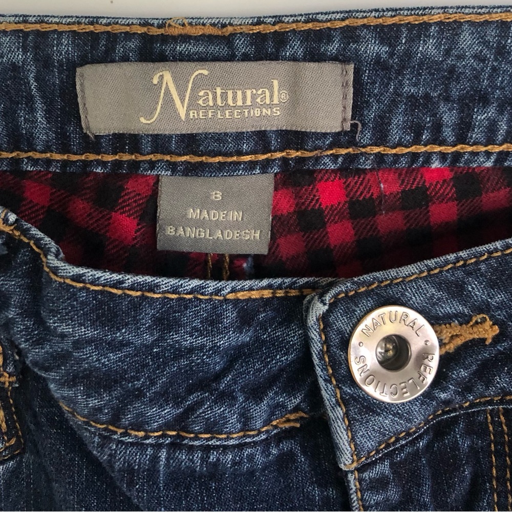 Natural reflections flannel lined jeans